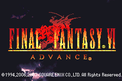 Final Fantasy VI Advance (Restored) Title Screen